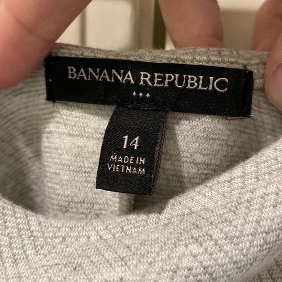 Gray herringbone short sleeve dress - Picture 6 of 7